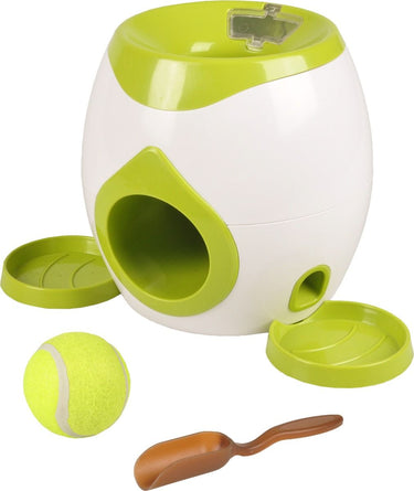 Flamingo Wilson Interactive Fetch & Treat + Tennis Ball 18cm Dog Toy -